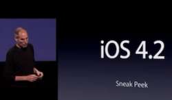 iOS 4.2 - Steve Jobs