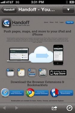 handoff website