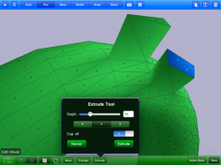 Verta Studio 3D polygon extrude