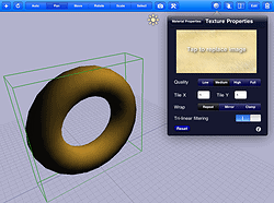 Verta Studio 3D torus met texture