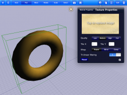 Verta Studio 3D torus met texture