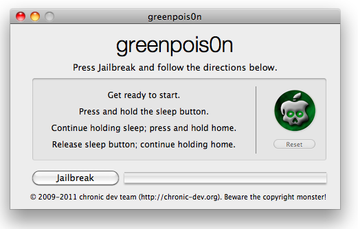 greenpois0n RC5 jailbreak