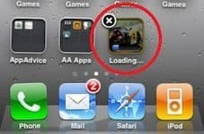 App-downloads annuleren in iOS 4.3