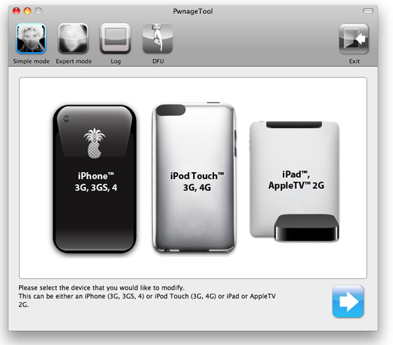 PwnageTool 4.2 voor iOS 4.2.1
