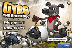 Gyro the Sheepdog titelscherm