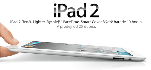 iPad 2 in Tsjechië in april