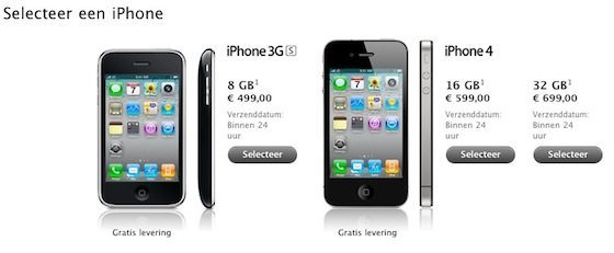 iPhone nu simlockvrij te koop Apple Store