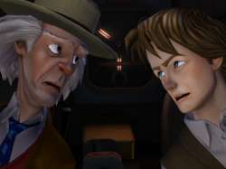 Back to the Future Ep 2 HD voor iPad Marty en Doc