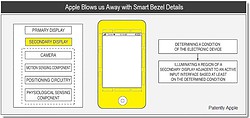 Patent voor iPhone smart bezel