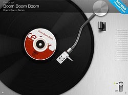 VinylLove grammofoonplaat voor de iPad