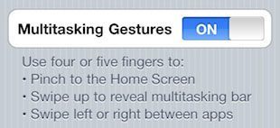 Multitasktures & multitasking gestures