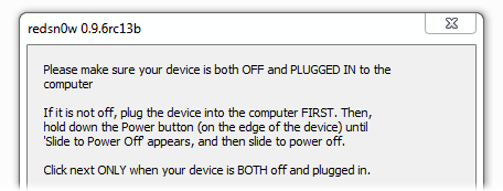 redsn0w 0.9.6rc13