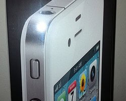 Witte iPhone - voorzijde verpakking