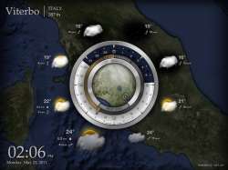 Aelios Weather voor iPad globaal weer bekijken