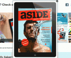 Aside Magazine voor de iPad met HTML5 gemaakt