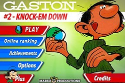 GU DO Gaston Knock Em Down voor iPhone en iPod touch