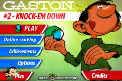 GU DO Gaston Knock Em Down voor iPhone en iPod touch