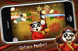 GU WO KungFu Food-Panda voor iPhone en iPod touch