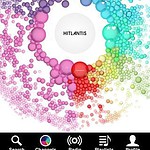Hitlantis bubbelscherm voor de iPhone