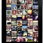 Instagram toepassingen achtergrond op de iPad