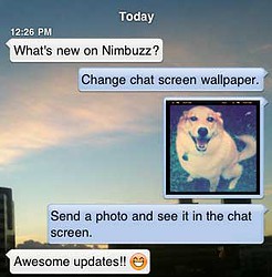 Nimbuzz voor iPhone update