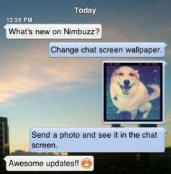 Nimbuzz voor iPhone update