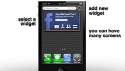 iOS 5 concept Jan-Michael Cart widgets