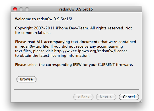 redsn0w 0.9.6rc15