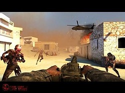 GU VR Desert Zombie shooterperspectief