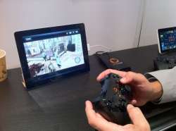 OnLive op de iPad met een controller