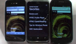 iPhone 4 versus Windows Phone 7 speed reading test