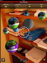 Ball Invasion maakt van je woonkamer een level in een game.
