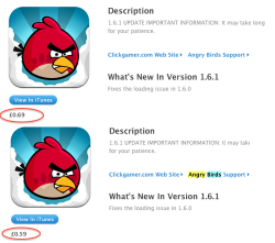 Angry Birds duurder geworden in Britse App Store