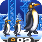 Pinguïns lopen liever maar een kant op. 