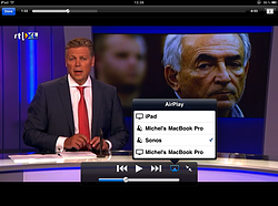 AirPlay-ondersteuning in RTL Nieuws-app