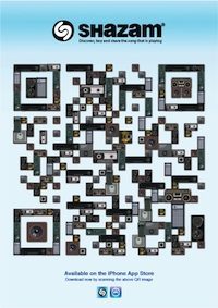 shazam muziek qrcode shazam muziek qrcode