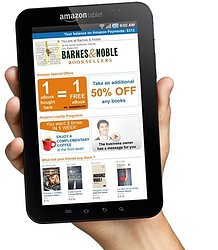 Amazon tablet mockup