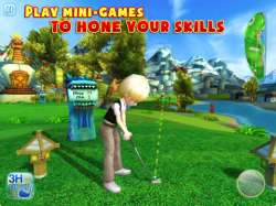 Let's Golf 3 voor de iPad minigames