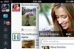 MyPad for Facebook voor iPhone header