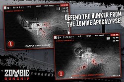 Zombie Gunship iPad screenshots