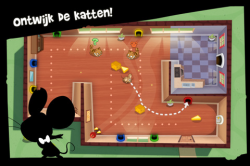 Spy Mouse: in je zoektocht naar kaas kom je de nodige obstakels tegen.