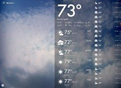 Magical Weather iPad header