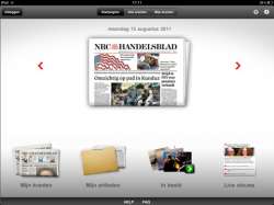 NRC krant voor de iPad nieuwe app