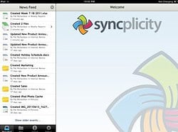Syncplicity iPad app
