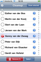 Cleanup iPhone contacten verwijderen