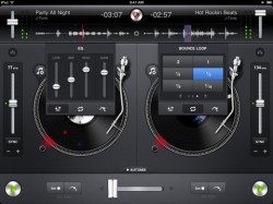 Djay voor iPad professioneel mixen