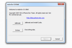 redsn0w 0.9.9b6 jailbreak van iOS 5