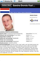 Amber Alert NL vermissing Sandra Dorota Kazimierska