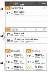 Awesome Calendar halve week overzicht