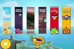 GU DI Angry Birds menu updates